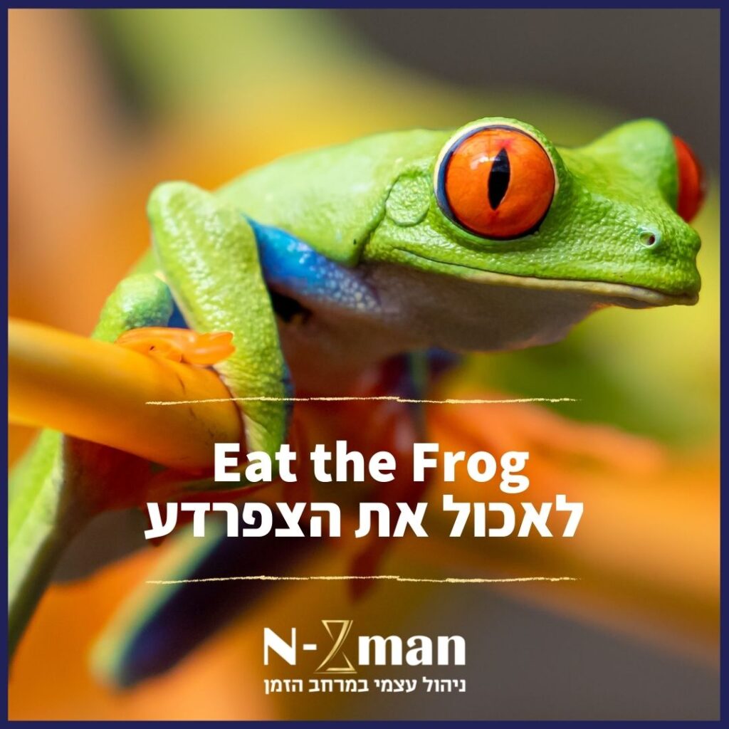 Read more about the article לאכול את הצפרדע – Eat the Frog